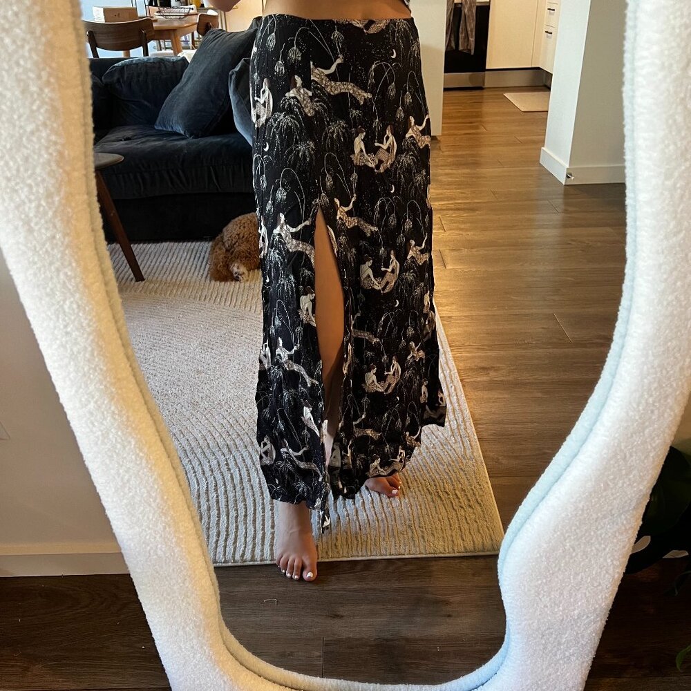 Reformation High Waisted Skirt with Slit